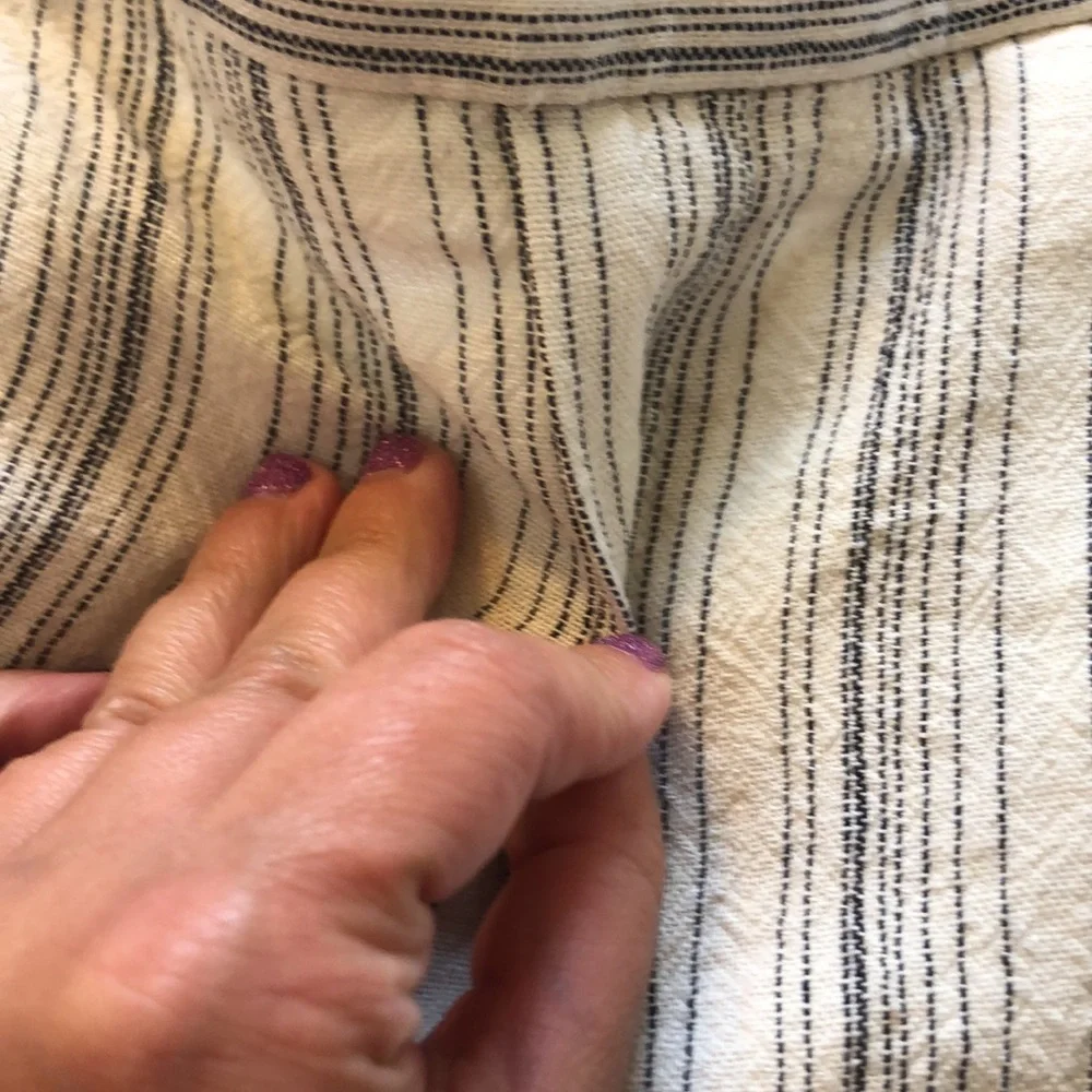 Banana republic Hayden cropped linen pants